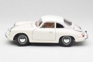 Porsche 356B Weiss Bburago 1:18 3021-M3 Metall – Bild 4 von 8