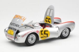 Porsche 550-1500 RS Spyder #55 H. Herrmann Carrera Panamericana 1954 AUTOart 1:18 85470 Metall – Bild 2 von 8