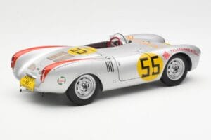 Porsche 550-1500 RS Spyder #55 H. Herrmann Carrera Panamericana 1954 AUTOart 1:18 85470 Metall – Bild 3 von 8