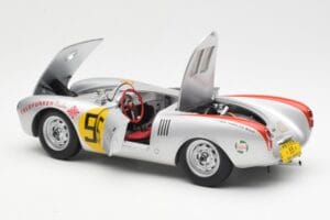 Porsche 550-1500 RS Spyder #55 H. Herrmann Carrera Panamericana 1954 AUTOart 1:18 85470 Metall – Bild 5 von 8