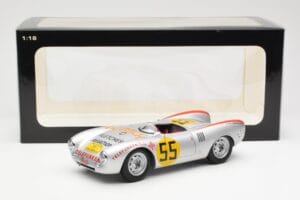 Porsche 550-1500 RS Spyder #55 H. Herrmann Carrera Panamericana 1954 AUTOart 1:18 85470 Metall – Bild 8 von 8