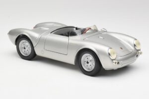 Porsche 550 A Spyder Silber Maisto 1:18 50314 Metall – Bild 6 von 8