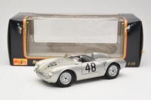 Porsche 550A Spyder #48 Sports Prototype 1955 Maisto 1:18 50341 Metall – Bild 8 von 8