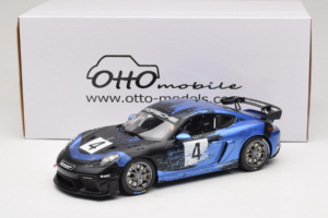 Porsche 718 Cayman GT4 RS Clubsport Schwarz Blau Otto 1:18 OT469 Resin – Bild 6 von 6