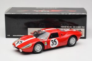 Porsche 904 GTS #35 H. Muller 24 Hours of Le Mans 1964 Minichamps 1:18 180646735 Metall – Bild 8 von 8