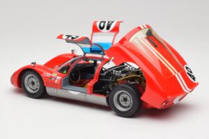 Porsche 906K #49 R. Vogele / J. Siffert 12 Hours of Sebring 1966 Minichamps 1:18 100666149 Metall – Bild 5 von 8
