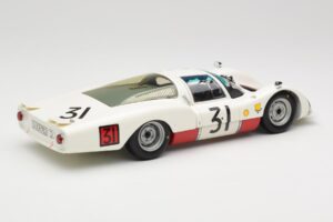 Porsche 906 LH #31 H. Herrmann / H. Linge Porsche System Engineering 24 Hours of Le Mans 1966 Minichamps 1:18 100666131 Metal – Bild 3 von 8