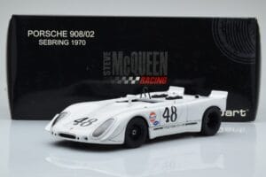 Porsche 908/02 #48 S. McQueen / P. Revson 12 Hours of Sebring 2nd Place Post Race Version 1970 AUTOart 1:18 87072 Metall – Bild 8 von 8