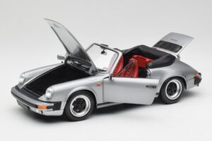 Porsche 911 930 Carrera 3.2 Cabriolet Grau Metallic Minichamps 1:18 100063034 Metall – Bild 2 von 8