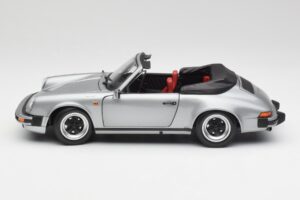 Porsche 911 930 Carrera 3.2 Cabriolet Grau Metallic Minichamps 1:18 100063034 Metall – Bild 4 von 8