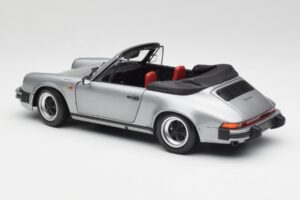 Porsche 911 930 Carrera 3.2 Cabriolet Grau Metallic Minichamps 1:18 100063034 Metall – Bild 7 von 8