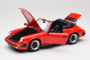 Porsche 911 930 Carrera 3.2 Cabriolet Guards Red Minichamps 1:18 110063030 Metall – Bild 2 von 8