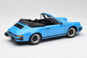 Porsche 911 930 Carrera Cabriolet Blau Minichamps 1:18 100063032 Metall – Bild 3 von 8