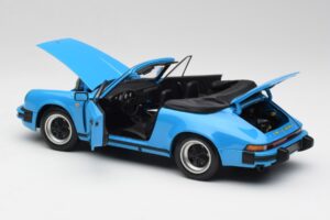 Porsche 911 930 Carrera Cabriolet Blau Minichamps 1:18 100063032 Metall – Bild 5 von 8