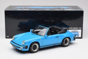 Porsche 911 930 Carrera Cabriolet Blau Minichamps 1:18 100063032 Metall – Bild 8 von 8