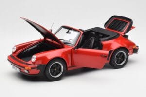 Porsche 911 930 Turbo Cabriolet Rot Norev 1:18 187664 Metall – Bild 2 von 8