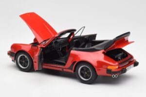 Porsche 911 930 Turbo Cabriolet Rot Norev 1:18 187664 Metall – Bild 5 von 8
