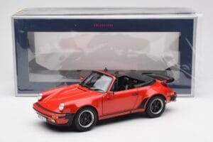 Porsche 911 930 Turbo Cabriolet Rot Norev 1:18 187664 Metall – Bild 8 von 8