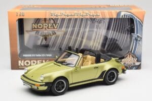 Porsche 911 930 Turbo Targa Grün Metallic Norev 1:18 187526 Metall – Bild 10 von 10