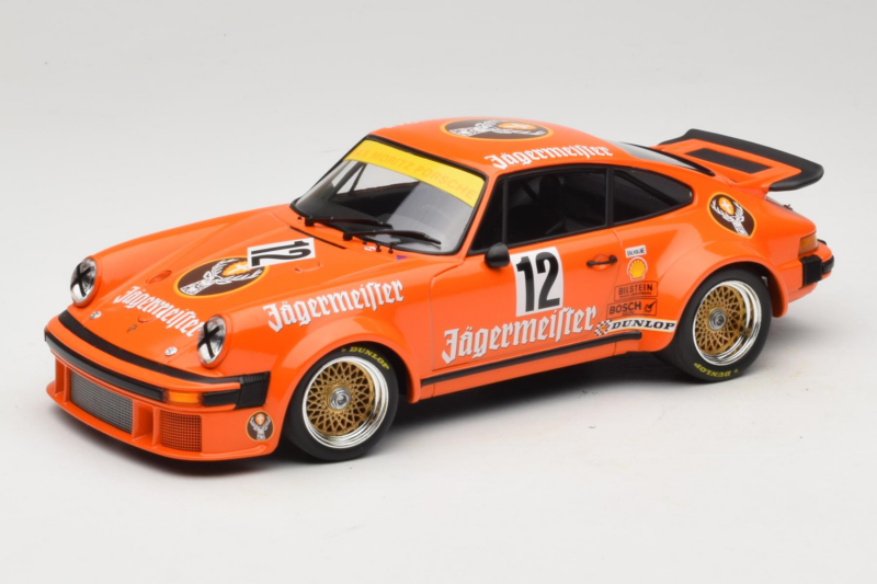 Porsche 911 934 Jagermeister #12 H. Kelleners Winner ADAC Eifelrennen DRM 1976 Minichamps 1:18 155766412 Metall