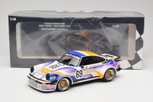Porsche 911 934 Schiller Racing Team #69 R. Haldi / H. Vetsch 24 Hours of Le Mans 1976 Minichamps 1:18 155766469 Metall – Bild 6 von 6