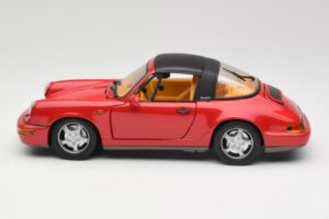 Porsche 911 964 Carrera 2 Targa Rot Anson 1:18 30305-W Metall – Bild 4 von 8