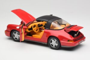 Porsche 911 964 Carrera 2 Targa Rot Anson 1:18 30305-W Metall – Bild 5 von 8