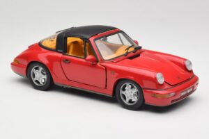 Porsche 911 964 Carrera 2 Targa Rot Anson 1:18 30305-W Metall – Bild 6 von 8