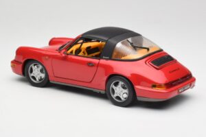 Porsche 911 964 Carrera 2 Targa Rot Anson 1:18 30305-W Metall – Bild 7 von 8