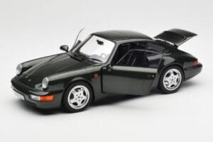 Porsche 911 964 Carrera 4 Grün Metallic Norev 1:18 187321 Metall – Bild 2 von 8