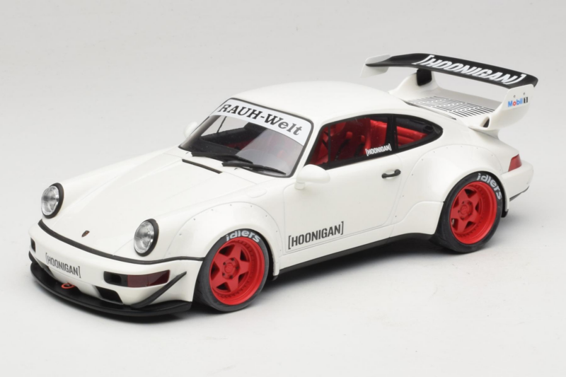Porsche 911 964 RWB Hoonigan Weiss GT Spirit 1:18 GT732 Resin