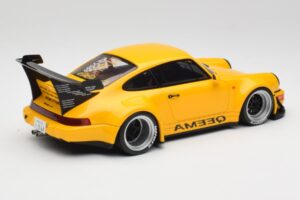 Porsche 911 964 RWB Keema Yellow GT Spirit 1:18 GT492 Resin – Bild 2 von 6