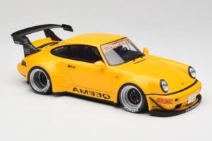 Porsche 911 964 RWB Keema Yellow GT Spirit 1:18 GT492 Resin – Bild 4 von 6