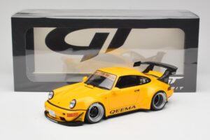 Porsche 911 964 RWB Keema Yellow GT Spirit 1:18 GT492 Resin – Bild 6 von 6