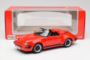 Porsche 911 964 Speedster Rot Maisto 1:18 37800-M2 Metall – Bild 8 von 8