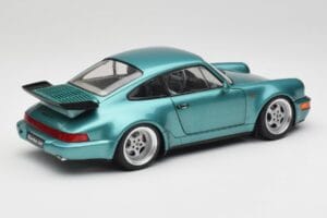 Porsche 911 964 Turbo Wimbledon Green Metallic Solido 1:18 S1803407 Metall – Bild 3 von 8