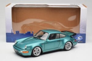 Porsche 911 964 Turbo Wimbledon Green Metallic Solido 1:18 S1803407 Metall – Bild 8 von 8