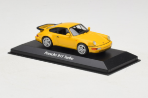Porsche 911 964 Turbo Gelb MaxiChamps 1:43 940069104 Metall – Bild 3 von 4