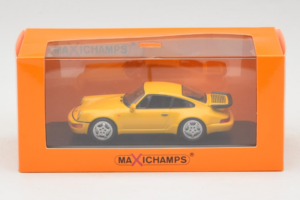 Porsche 911 964 Turbo Gelb MaxiChamps 1:43 940069104 Metall – Bild 4 von 4