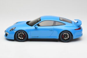 Porsche 911 991 Carrera 4S Aerokit Blau GT Spirit 1:18 GT085 Resin – Bild 3 von 6
