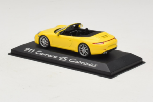 Porsche 911 991 Carrera 4S Cabriolet Gelb Minichamps 1:43 WAP0201120C Metall – Bild 3 von 5