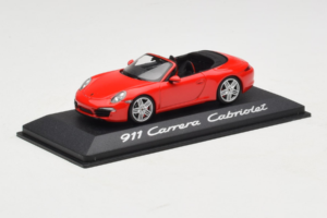 Porsche 911 991 Carrera Cabriolet Rot Minichamps 1:43 WAP0200120C Metall – Bild 2 von 4