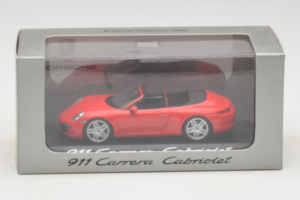Porsche 911 991 Carrera Cabriolet Rot Minichamps 1:43 WAP0200120C Metall – Bild 4 von 4