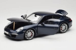 Porsche 911 991 Carrera S Blue Metallic Minichamps 1:18 WAP0210200C Metall – Bild 2 von 8