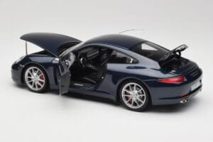 Porsche 911 991 Carrera S Blue Metallic Minichamps 1:18 WAP0210200C Metall – Bild 5 von 8