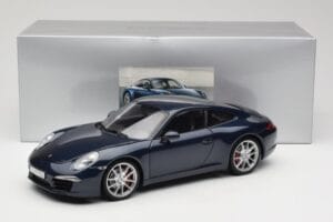 Porsche 911 991 Carrera S Blue Metallic Minichamps 1:18 WAP0210200C Metall – Bild 8 von 8