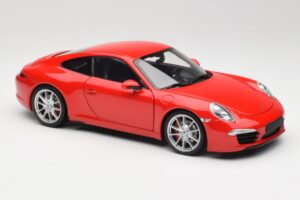 Porsche 911 991 Carrera S Guards Rot Minichamps 1:18 100061020 Metall – Bild 6 von 8