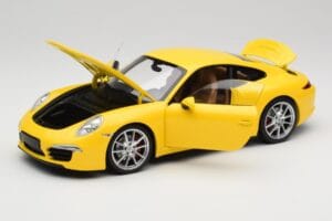 Porsche 911 991 Carrera S Racing Yellow Minichamps 1:18 100061021 Metall – Bild 2 von 8