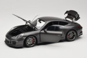 Porsche 911 991 GT3 Grey Metallic Minichamps 1:18 110062720 Metall – Bild 2 von 8
