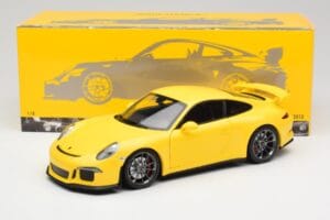 Porsche 911 991 GT3 Racing Gelb & Silber Räder Minichamps 1:18 110062722 Metall – Bild 8 von 8